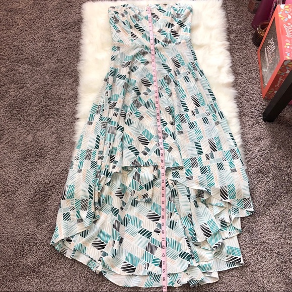 WHBM Line Pattern High-Low Multi-Way Dress - Picture 14 of 15